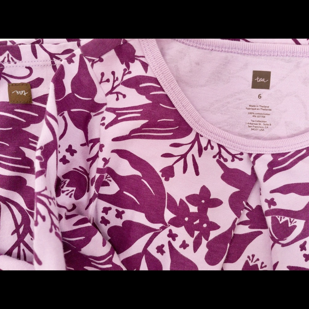 Tea brand purple dress size 6